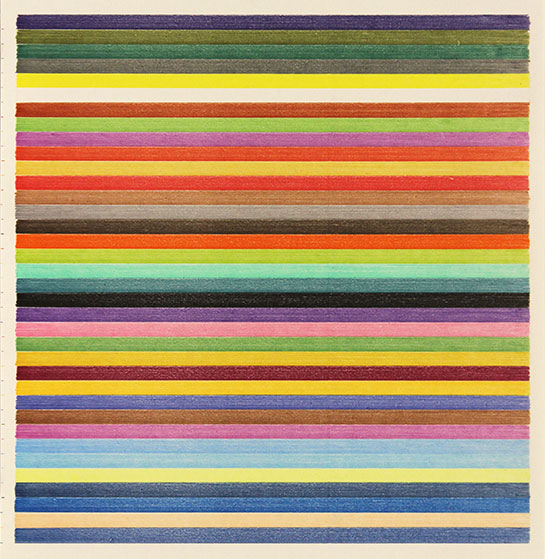 Lee Turner - stripe drawing 16-330