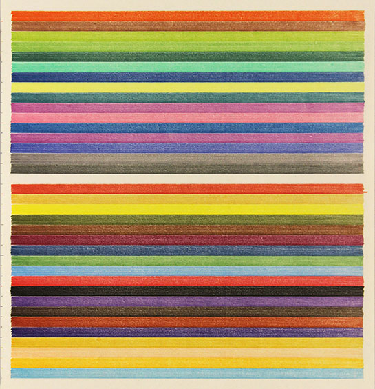 Lee Turner - stripe drawing 16-360