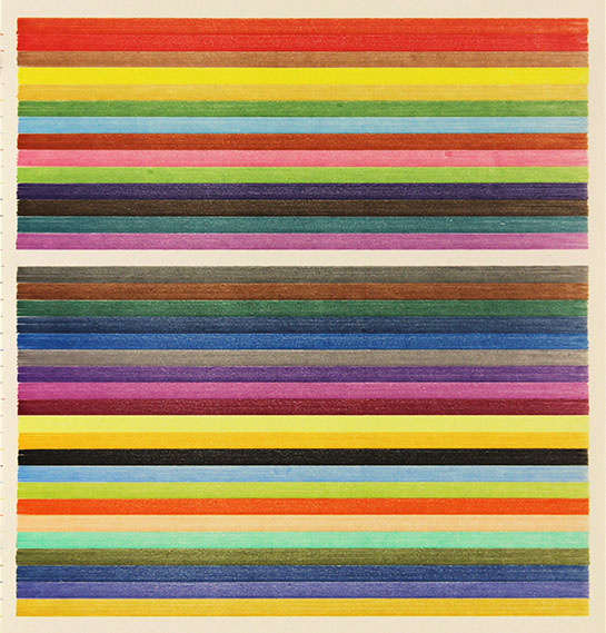 Lee Turner - stripe drawing 16-369
