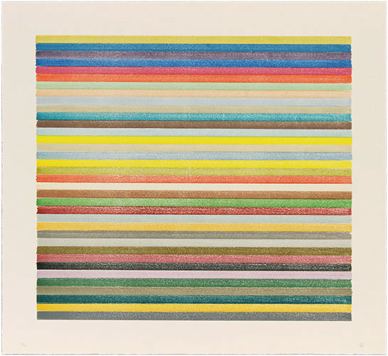 Lee Turner - stripe lithograph 16-403