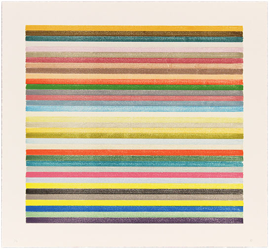 Lee Turner - stripe lithograph 16-412